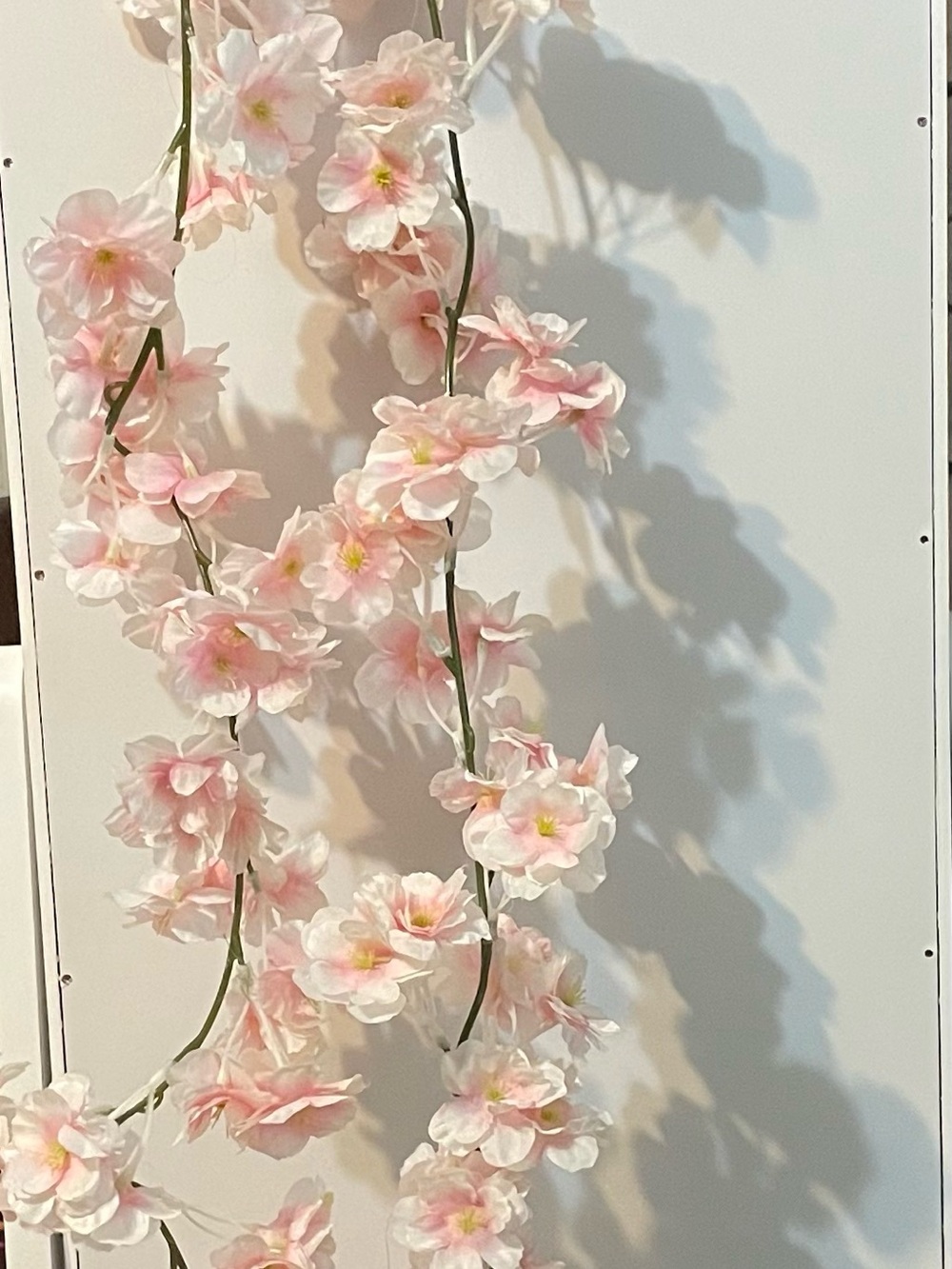 Soft Pink Artificial Blossom Garland - Home Accents Decor